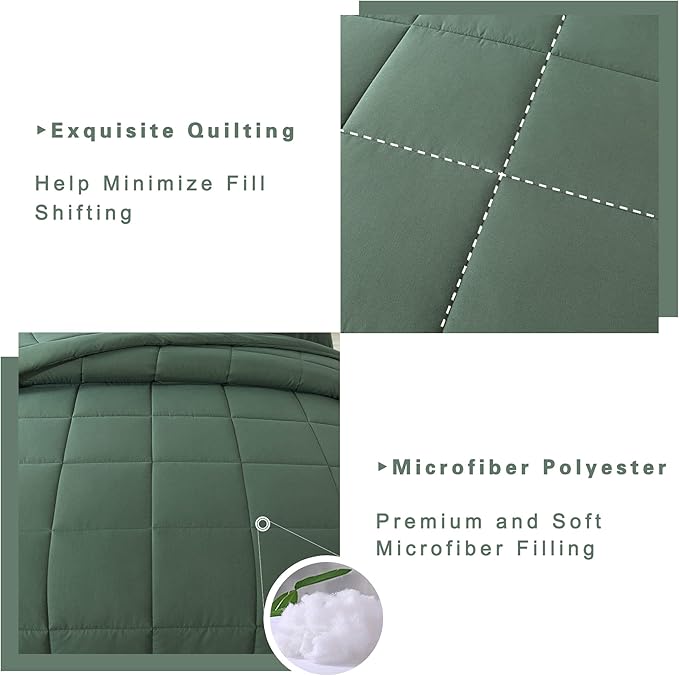 DOWNCOOL Full Size Comforter Sets -All Season Bedding Comforters Sets - Image 4