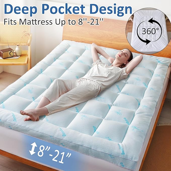 Favorland Mattress Topper Twin Size - Image 3
