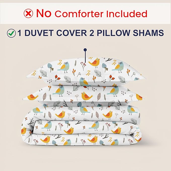 Kotton Culture 120"x98" 3 Pc Oversized King Duvet Cover Set 100% Egyptian Cotton - Image 2