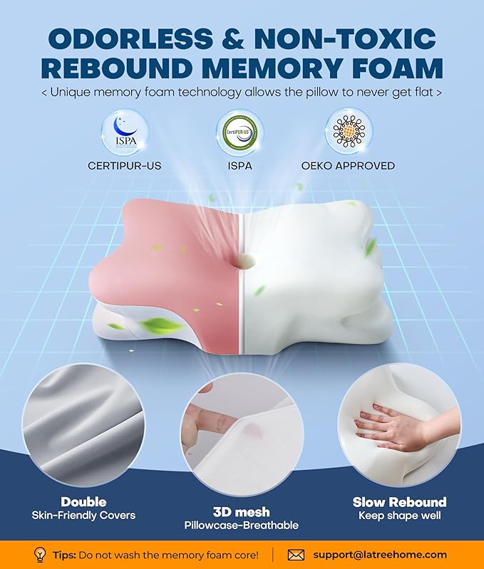 5X Pain Relief Cervical Neck Pillow - Image 5
