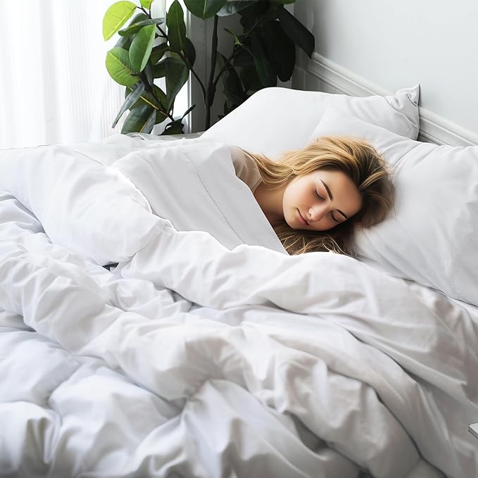 Bamboo Viscose Flat Sheets Only, 400 Thread Count Sateen Weave Full Size Flat - Image 6