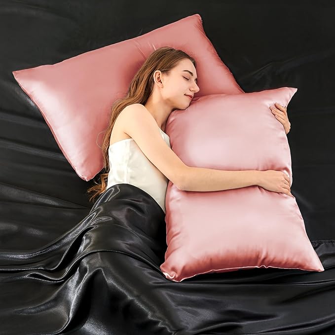 INFIIXSO Mulberry Silk Pillow Cases King Size Set of 2, Silk Pillowcase - Image 7