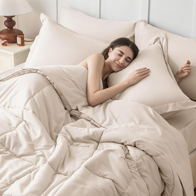 JOLLYVOGUE Twin XL Comforter Set, Ultra-Soft Bed in a Bag Twin XL Size 5 Pieces - Image 6