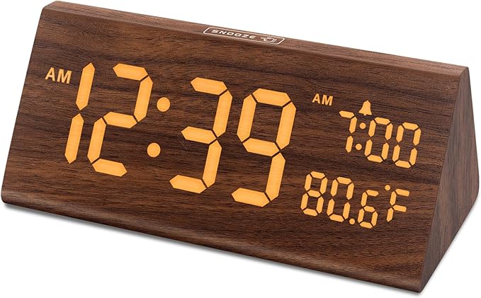 DreamSky Wooden Digital Alarm Clock by DreamSky