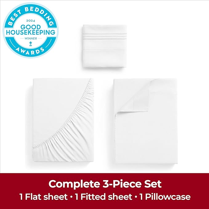 Mellanni Extra Deep Twin Sheets - Image 4