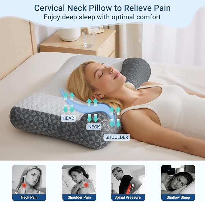Cervical Neck Pillow for Sleeping - Image 2
