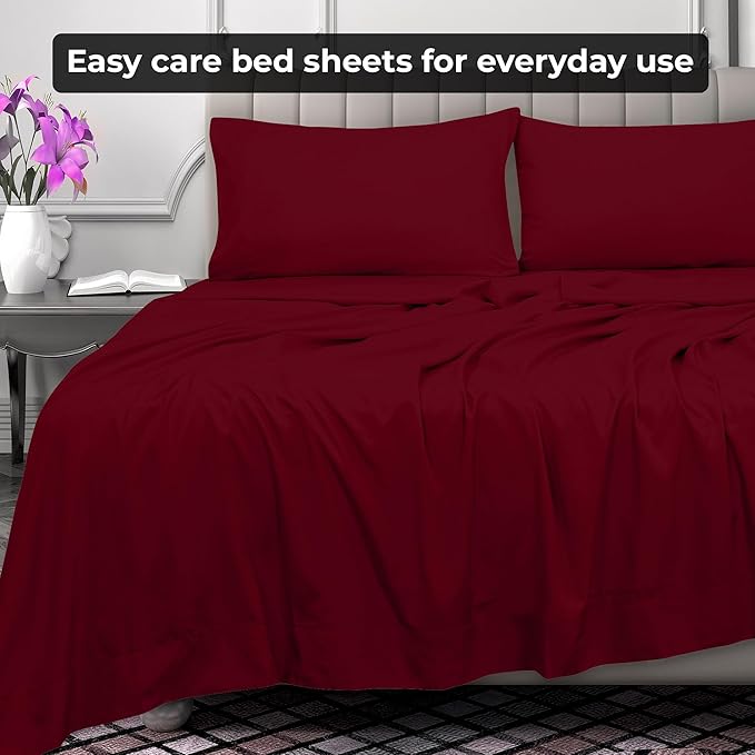 Royale Linens Queen Flat Sheet - Image 6