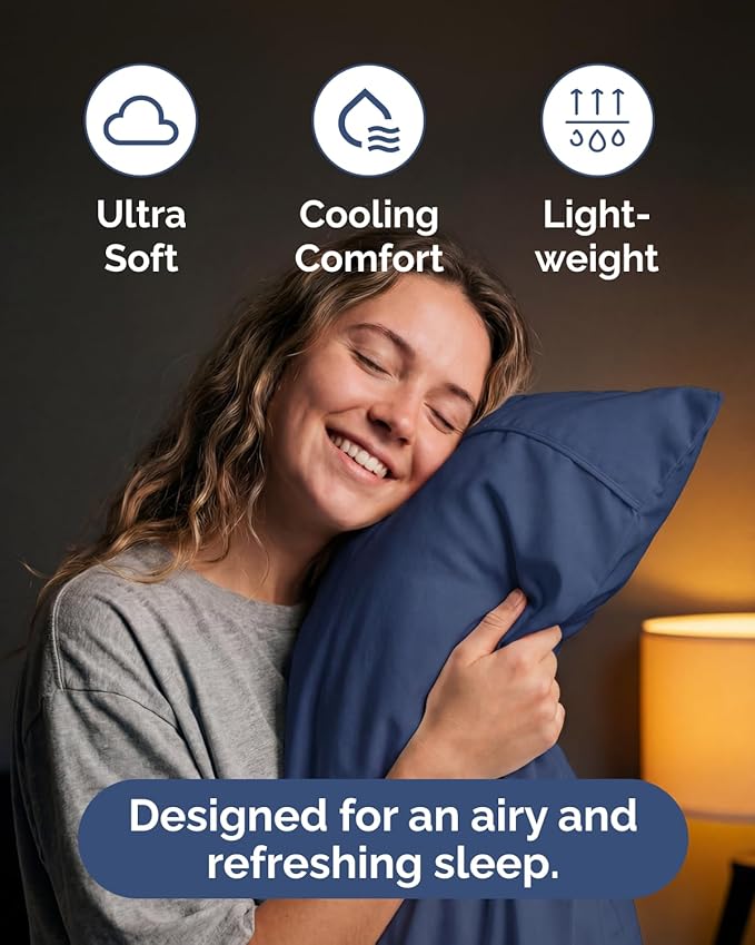 Lightweight 3 Piece Bed Sheet Set Twin XL Size - Image 3