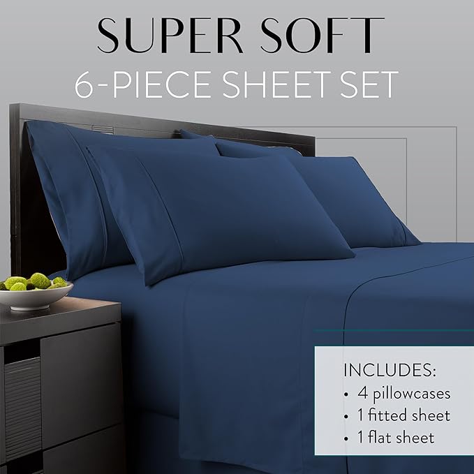 Danjor Linens Bed Sheet Set Queen Size - Image 2