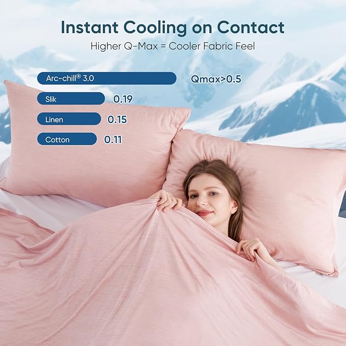 Elegear Revolutionary Cooling Blanket Twin, Absorbs Heat to Keep Body Cool - Image 3