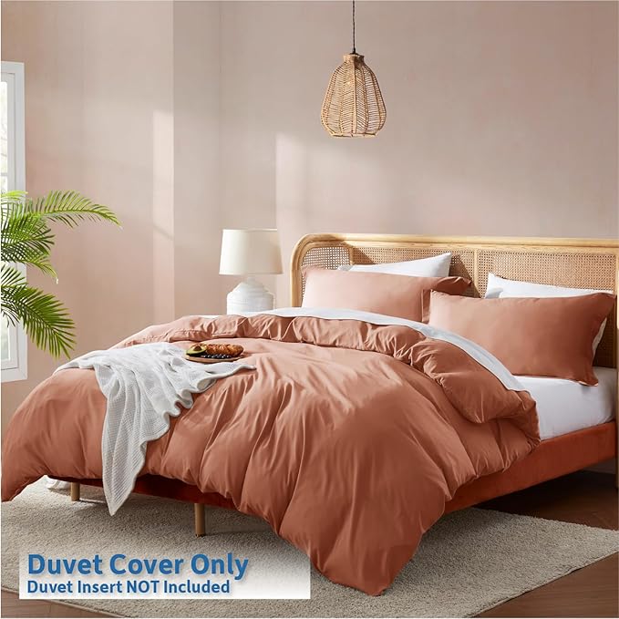 Nestl Rust Duvet Cover King Size - Image 2