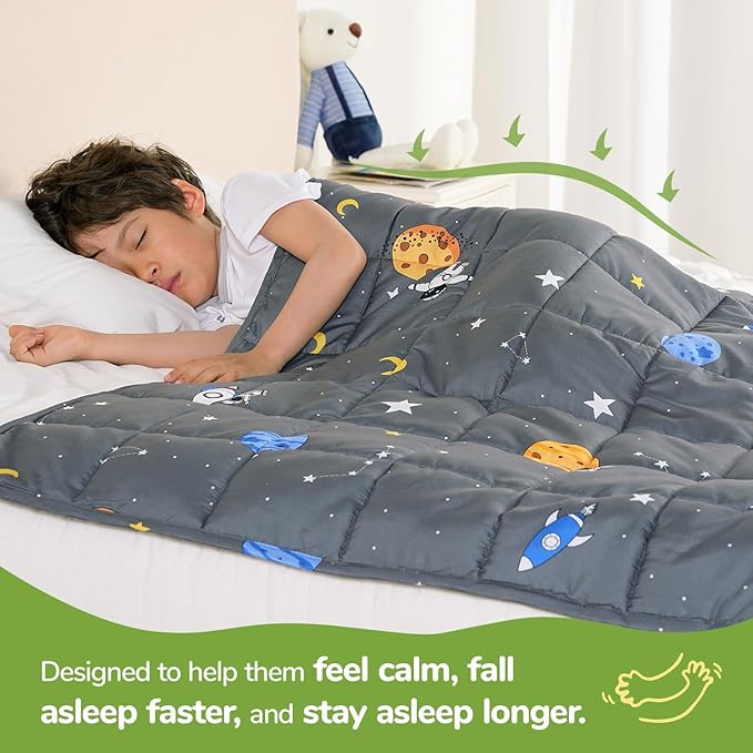 Sivio Weighted Blanket 5lbs, Cooling Weighted Throw Blankets, Breathable Heavy - Image 2