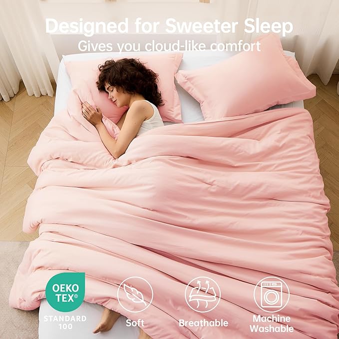 MUXHOMO Full Comforter Sets, All Season Ultra Soft Down Alternative Bedding - Image 2
