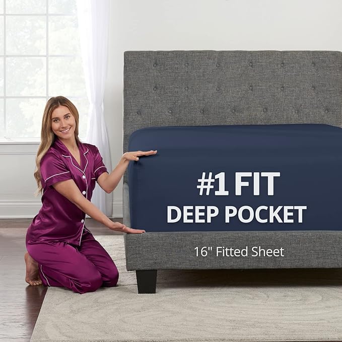 Kids Twin Size Fitted Sheet Only by DeaLuxeBedding