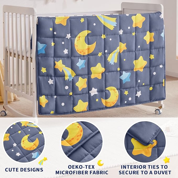 anfie Weighted Blanket Kids, Weighted Blanket Cooling Blanket - Image 4