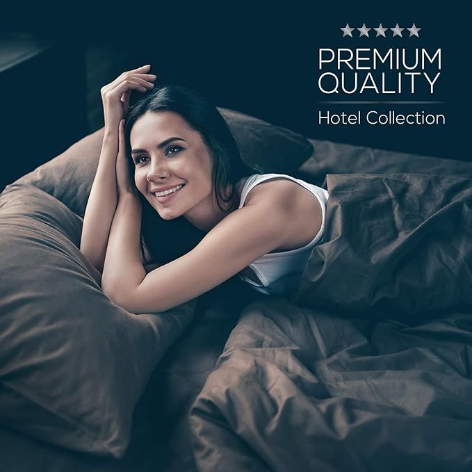 Mueller Luxury 6 PC Full Size Bed Sheets, Super Soft 1800, Deep Pocket up to - Image 8