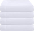 ZPECC Twin Flat Sheet Only 4 Pack, Durable White Top Bed Sheets Hypoallergenic by ZPECC-ABrandThatHasBeenFocusedOnBabyProductsFor18Years