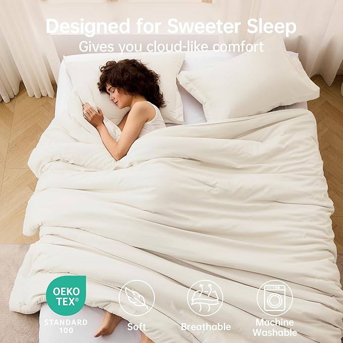 MUXHOMO Twin/Twin XL Comforter Set, All Season Ultra Soft Down Alternative - Image 2