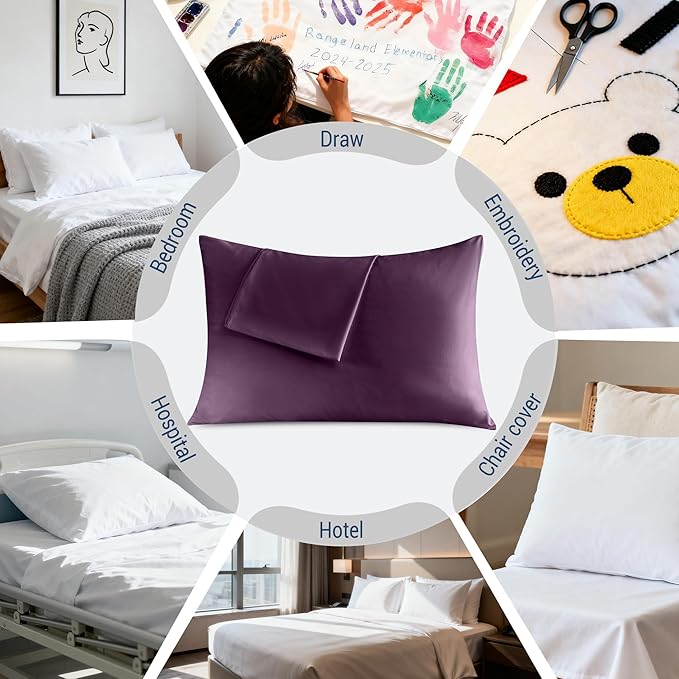 Pillowcases Queen 12 Pack, 20x30 Pillow Cases - Image 6
