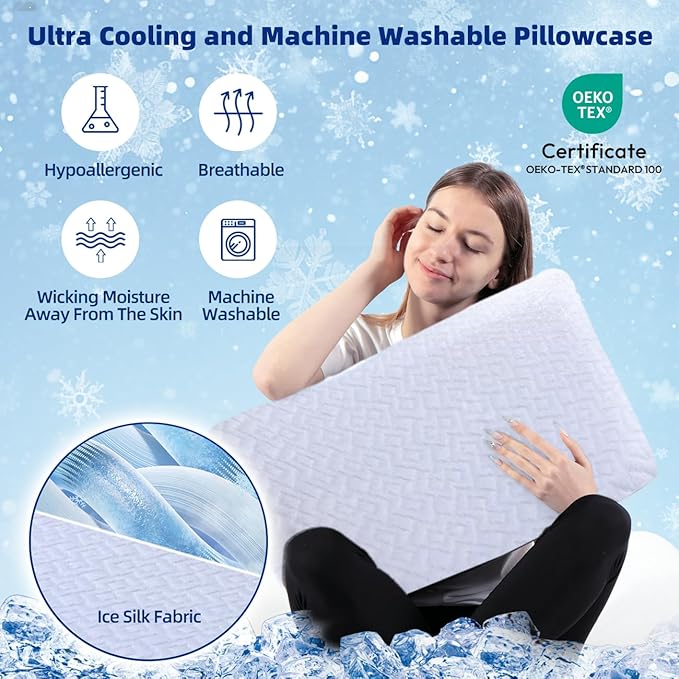 Adjustable Thin Memory Foam Pillow - Image 7