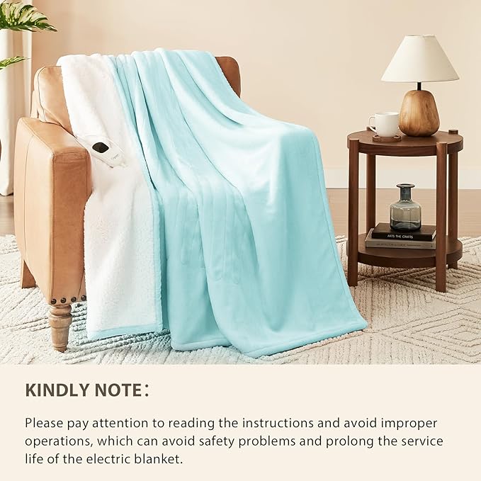 Homemate Heated Blanket Electric Throw - Image 6