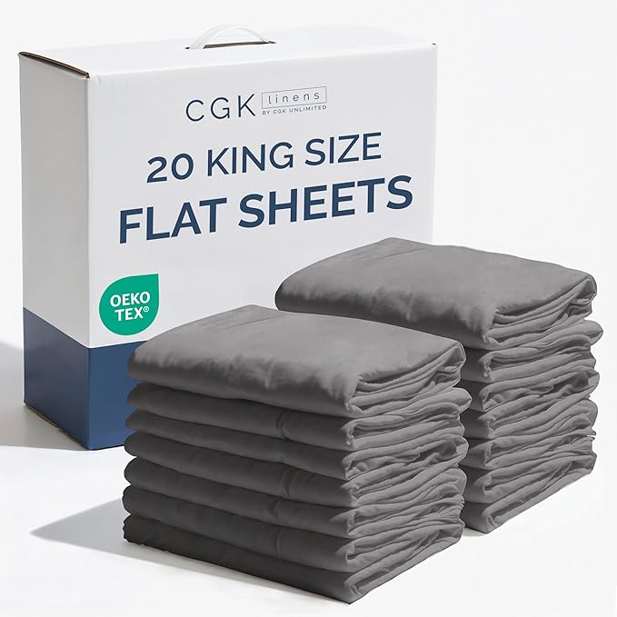 King Size Flat Sheets by CGKUnlimited