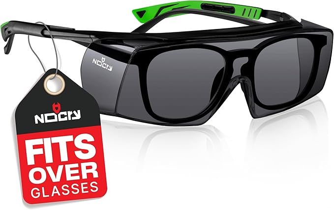 NoCry Tinted Safety Glasses Over Eyeglasses by NoCry