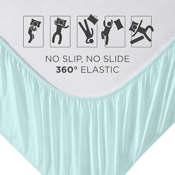 Royale Linens Fitted Sheet Full - Image 5