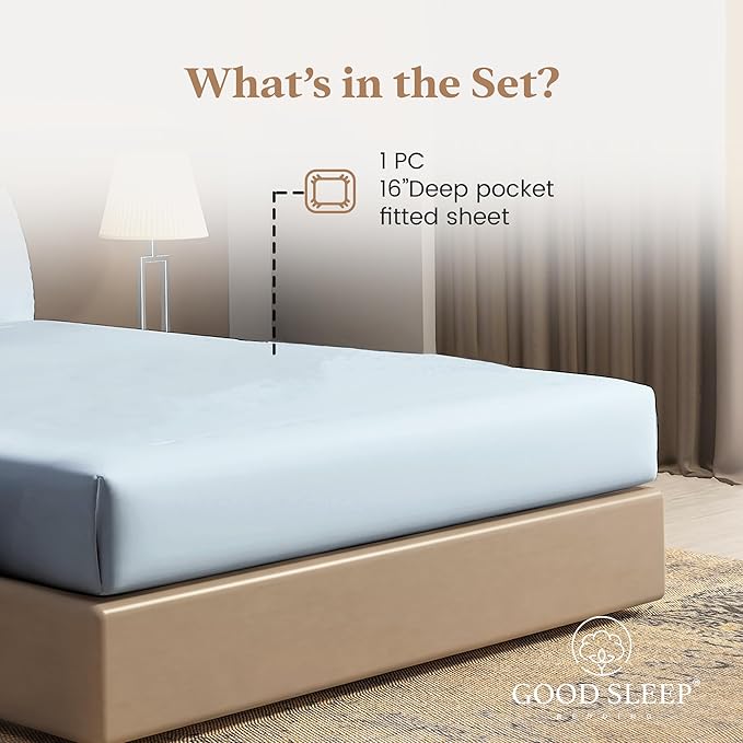 Good Sleep Bedding Queen Size Soft & Breathable Luxury 1000 Thread Count 16" - Image 2