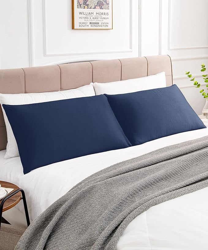 Warmstar Cotton Pillow Cases Queen Size Set of 2, 600 Thread Count Pillowcases - Image 2