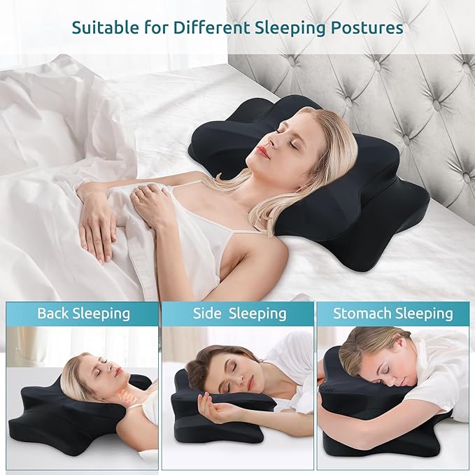 DONAMA Cervical Pillow for Neck and Shoulder Pain Relief, Cooling Contour - Image 2