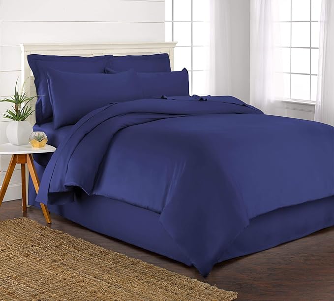 King Duvet Cover by Pure Bamboo, 3 Piece Set, Genuine 100% Organic Viscose by PureBamboo