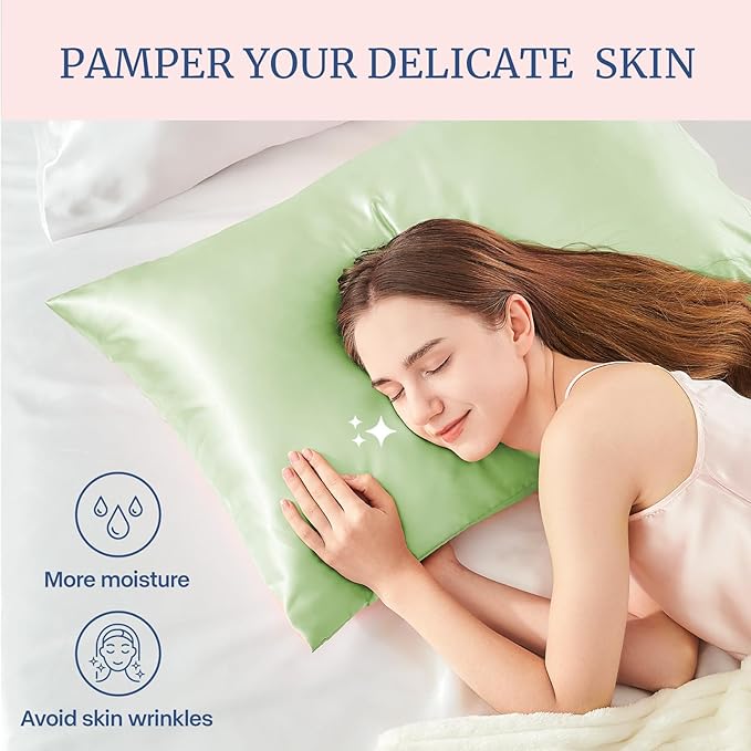 BEDELITE Satin Pillowcase for Hair and Skin, Super Soft Similar to Silk Pillow - Image 3