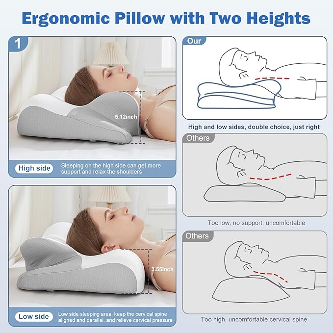 Cervical Neck Pillow for Sleeping - Image 5