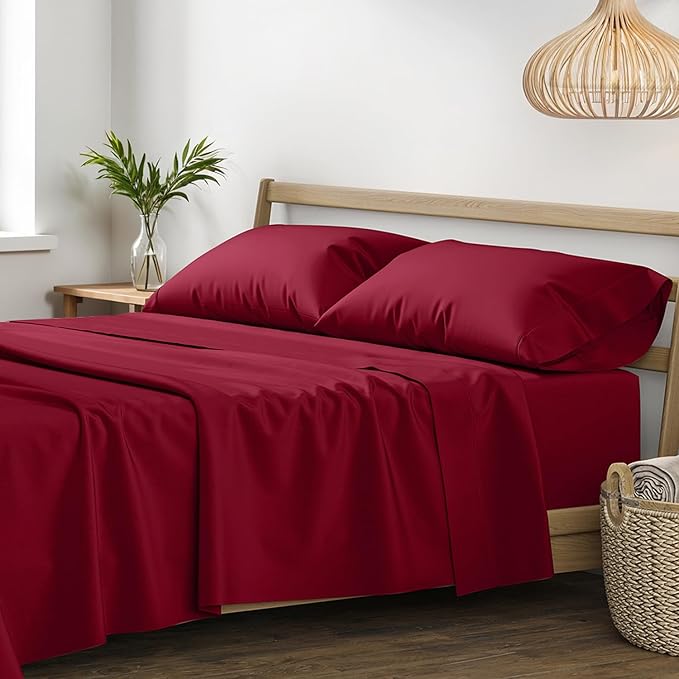 XOOX Linen 100% Egyptian Cotton Queen Sheet Set by XOOXLinen