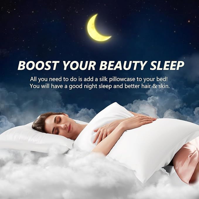 Silk Pillow Cases King Size 100% Mulberry Silk Pillowcase - Image 3