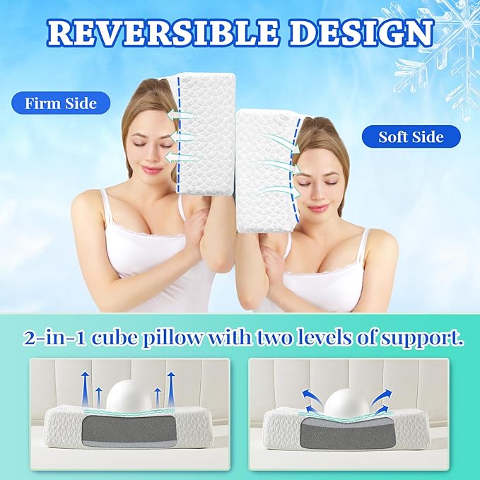 HARBOREST Cooling Cube Pillow - Image 4