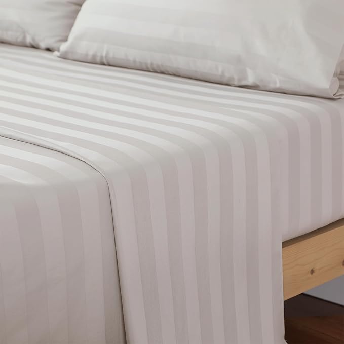 Cotton King Flat Sheet Only, 600 Thread Count 100% Egyptian Cotton Top Sheet - Image 8