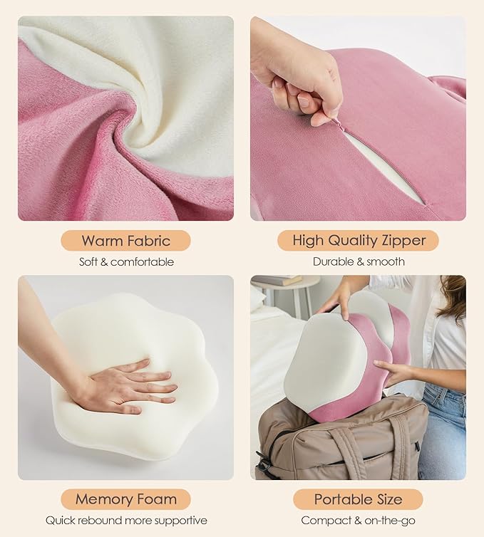 Pregnancy Pillows for Sleeping, Memory Foam Maternity Pillow Support for Back - Image 3