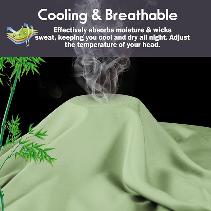 Body Pillowcase with Zipper Cooling Viscose from Bamboo Zippered Pillowcases - Image 3