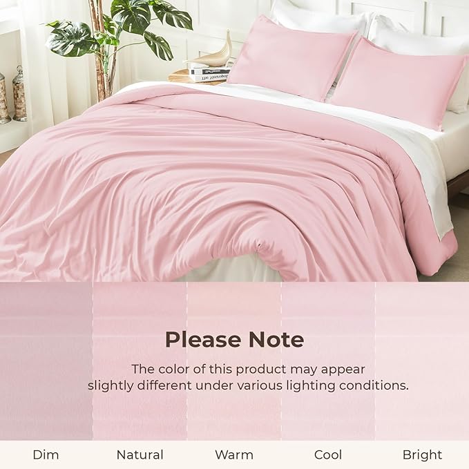 Litanika Twin XL Comforter Set Baby Pink, 2 Pieces Extra Long Dorm Bedding Sets - Image 8