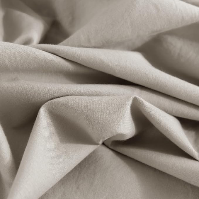 NEXHOME PRO Duvet Cover Full Size, 100% Washed Cotton Orgnic Linen Like - Image 9