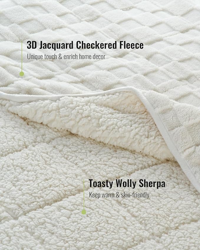 Uttermara Weighted Blanket King Size 15lbs 80x87 Inches, Sherpa Weighted - Image 3