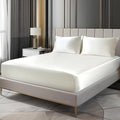 BEDELITE Satin Fitted Sheet and Pillowcases Set, Luxury Soft Similar to Silk by BEDELITE