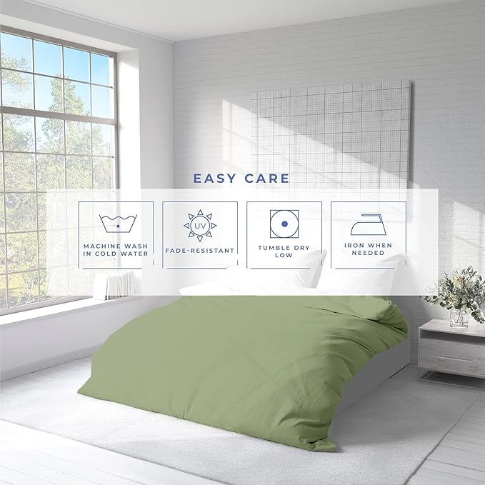 Kotton Culture 3 Pc Twin XL/Twin Duvet Cover Set-100% Egyptian Cotton 600 - Image 6