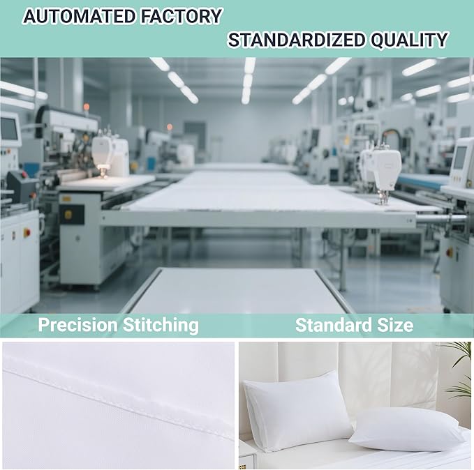 ZPECC Pillow Cases Queen Size Set of 12, 20x30 Envelope Closure Pillowcases - Image 4
