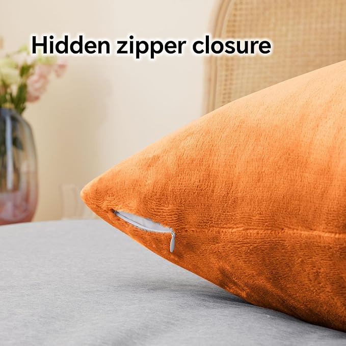 BEDELITE Flannel King Size Pillow Cases Set of 2, Super Soft Fleece Pillowcases - Image 6