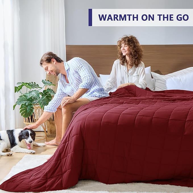 yescool Weighted Blanket for Adults Cooling Heavy Blanket for Sleeping Perfect - Image 4