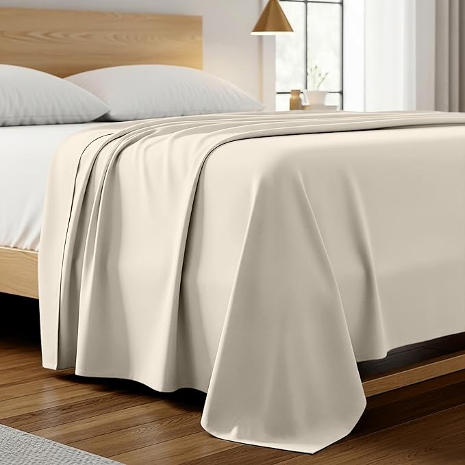 Mellanni King Size Flat Sheet by Mellanni