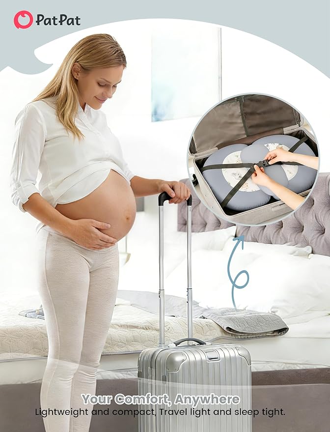 PATPAT Pregnancy Pillow for Sleeping, Maternity Pillow - Image 4